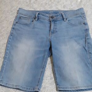 A.N.A  Petite blue denim shorts